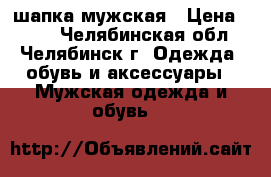 шапка мужская › Цена ­ 500 - Челябинская обл., Челябинск г. Одежда, обувь и аксессуары » Мужская одежда и обувь   